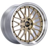 BBS LM 20x10 5x112 ET22 Gold Wheel - 82mm PFS/Clip Required thumbnail 3