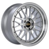 BBS LM 18x9 5x114.3 ET42 Diamond Silver Center Diamond Cut Lip Wheel - 82mm PFS/Clip Required thumbnail 2