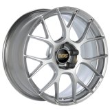 BBS RE-V7 18x8.5 5x112 ET25 Diamond Silver Wheel -82mm PFS/Clip Required thumbnail 1