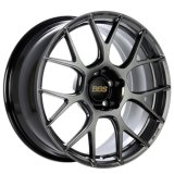 BBS RE-V7 18x10.5 5x114.3 ET15 Diamond Black Wheel -82mm PFS/Clip Required thumbnail 1
