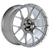 BBS RE-V7 18x8.5 5x120 ET36 Diamond Silver Wheel -82mm PFS/Clip Required thumbnail 2