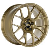 BBS RE-V7 18x9 5x114.3 ET35 Gold Wheel -82mm PFS/Clip Required thumbnail 1