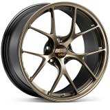 BBS RI-D 21x10.5 5x112 ET10 Diamond Gold Wheel -82mm PFS/Clip Required thumbnail 1