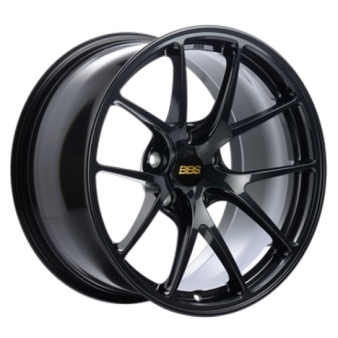 BBS RI-A 18x10.5 / 5x120 ET25 82mm PFS Ring/Clip Required - Metallic Black Subtle Blue Flake thumbnail 2