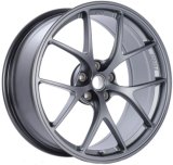 BBS FI 20x8.75 5x114.3 ET44 CB67 Titanium Wheel -82mm PFS/Clip Req thumbnail 1