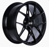 BBS FI-R 20x9 5x112 ET35 PFS Black Satin Wheel -82mm PFS/Clip Req thumbnail 3