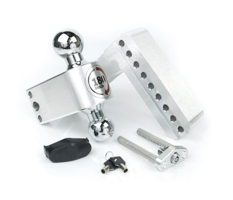 Weigh Safe 180 Hitch 6in Drop Hitch & 2.5in Shank (10K/18.5K GTWR) - Aluminum thumbnail 1