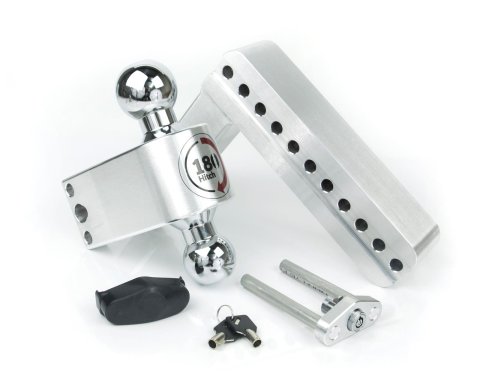 Weigh Safe 180 Hitch 8in Drop Hitch & 2in Shank (10K/12.5K GTWR) - Aluminum thumbnail 1