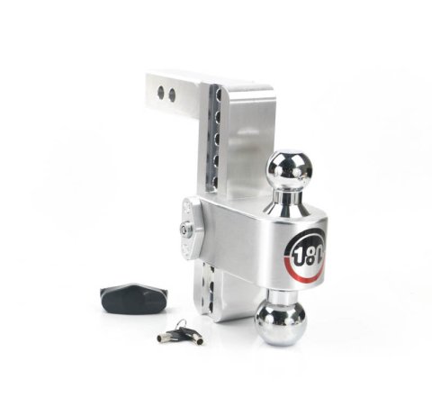 Weigh Safe 180 Hitch 8in Drop Hitch & 2in Shank (10K/12.5K GTWR) - Aluminum thumbnail 3
