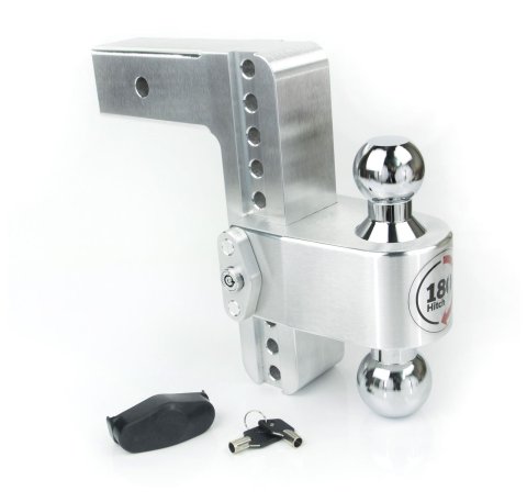 Weigh Safe 180 Hitch 8in Drop Hitch & 2.5in Shank (10K/18.5K GTWR) - Aluminum thumbnail 1