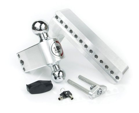 Weigh Safe 180 Hitch 10in Drop Hitch & 2.5in Shank (10K/18.5K GTWR) - Aluminum thumbnail 1