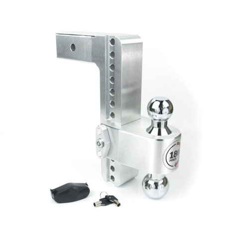 Weigh Safe 180 Hitch 10in Drop Hitch & 2.5in Shank (10K/18.5K GTWR) - Aluminum thumbnail 2
