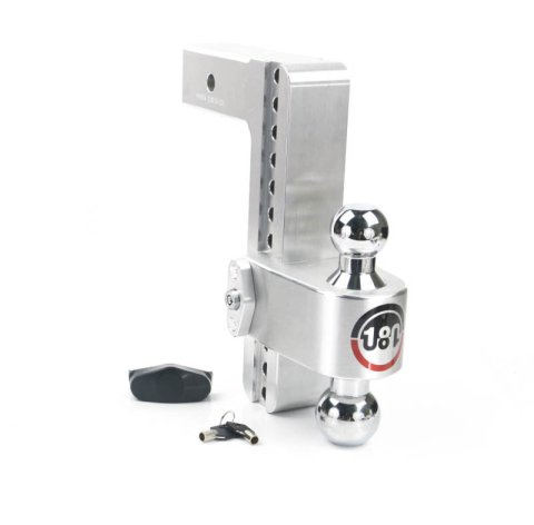 Weigh Safe 180 Hitch 10in Drop Hitch & 2.5in Shank (10K/18.5K GTWR) - Aluminum thumbnail 3