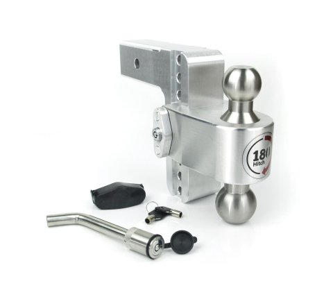 Weigh Safe 180 Hitch 6in Drop Hitch & 2.5in Shank (10K/18.5K GTWR) w/WS05 - Aluminum thumbnail 2