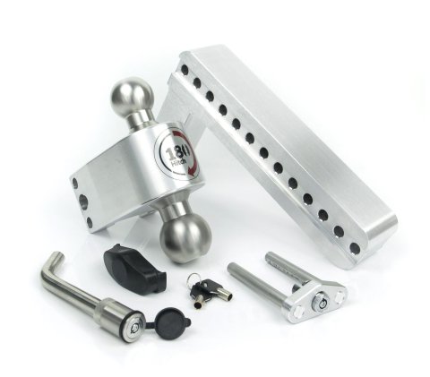 Weigh Safe 180 Hitch 10in Drop Hitch & 2in Shank (10K/12.5K GTWR) w/WS05 - Aluminum thumbnail 1