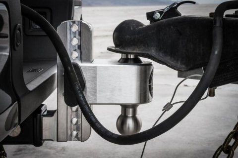 Weigh Safe 180 Hitch 10in Drop Hitch & 2in Shank (10K/12.5K GTWR) w/WS05 - Aluminum thumbnail 4