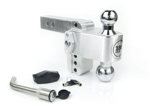 Weigh Safe 180 Hitch 4in Drop Hitch & 2in Shank (10K/12.5K GTWR) w/WS05 - Aluminum thumbnail 2
