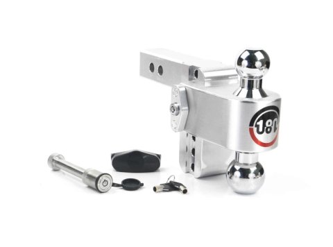 Weigh Safe 180 Hitch 4in Drop Hitch & 2in Shank (10K/12.5K GTWR) w/WS05 - Aluminum thumbnail 3