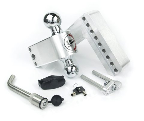 Weigh Safe 180 Hitch 6in Drop Hitch & 2.5in Shank (10K/18.5K GTWR) w/WS05 - Aluminum thumbnail 1
