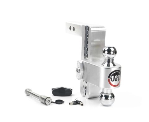 Weigh Safe 180 Hitch 8in Drop Hitch & 2in Shank (10K/12.5K GTWR) w/WS05 - Aluminum thumbnail 3