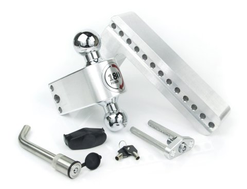 Weigh Safe 180 Hitch 10in Drop Hitch & 2in Shank (10K/12.5K GTWR) w/WS05 - Aluminum