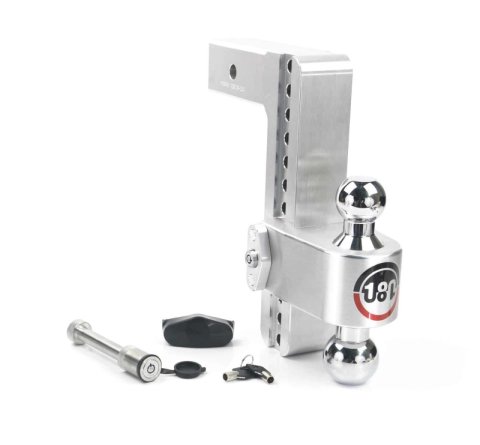 Weigh Safe 180 Hitch 10in Drop Hitch & 2.5in Shank (10K/18.5K GTWR) w/WS05 - Aluminum thumbnail 2