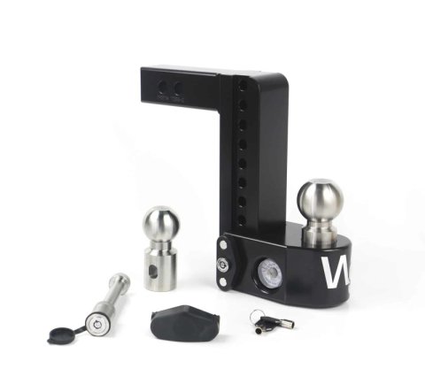 Weigh Safe 8in Drop Hitch w/Built-in Scale & 2in Shank (8K/12.5K GTWR) w/WS05 - Black Cerakote thumbnail 2