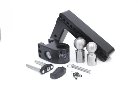 Weigh Safe 10in Drop Hitch w/Built-in Scale & 2.5in Shank (8K/18.5K GTWR) w/WS05 - Black Cerakote thumbnail 2