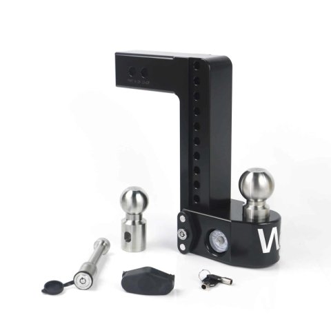 Weigh Safe 10in Drop Hitch w/Built-in Scale & 2.5in Shank (8K/18.5K GTWR) w/WS05 - Black Cerakote thumbnail 3