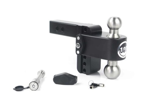 Weigh Safe 180 Hitch 4in Drop Hitch & 2in Shank (10K/12.5K GTWR) w/WS05 - Black Cerakote thumbnail 3