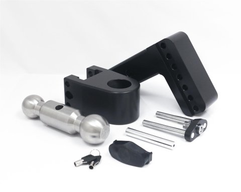 Weigh Safe 180 Hitch 4in Drop Hitch & 2.5in Shank (10K/18.5K GTWR) w/WS05 - Black Cerakote thumbnail 2