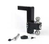 Weigh Safe 180 Hitch 10in Drop Hitch & 2in Shank (10K/12.5K GTWR) w/WS05 - Black Cerakote thumbnail 3