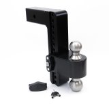Weigh Safe 180 Hitch 10in Drop Hitch & 2.5in Shank (10K/18.5K GTWR) w/WS05 - Black Cerakote thumbnail 1