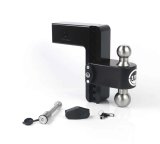 Weigh Safe 180 Hitch 8in Drop Hitch & 3in Shank (10K/21K GTWR) w/WS05 - Black Cerakote thumbnail 3