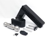 Weigh Safe 180 Hitch 10in Drop Hitch & 3in Shank (10K/21K GTWR) w/WS05 - Black Cerakote thumbnail 1
