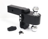 Weigh Safe 180 Hitch 4in Drop Hitch & 2.5in Shank (10K/18.5K GTWR) w/WS05 - Black Cerakote thumbnail 1