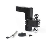Weigh Safe 180 Hitch 8in Drop Hitch & 2.5in Shank (10K/18.5K GTWR) w/WS05 - Black Cerakote thumbnail 3