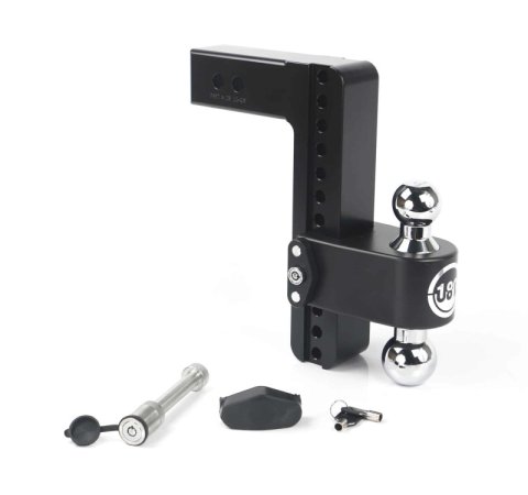 Weigh Safe 180 Hitch 10in Drop Hitch & 2.5in Shank (10K/18.5K GTWR) w/WS05 - Black Cerakote thumbnail 3