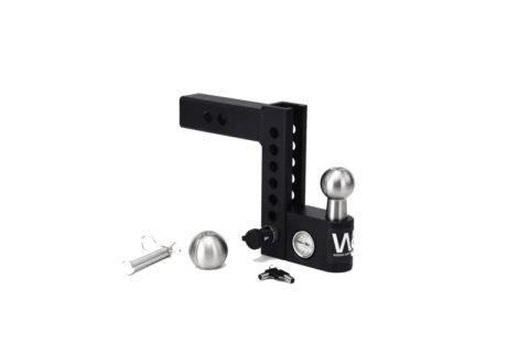 Weigh Safe Aero Hitch 6in Drop Hitch & 2in Shank (10K/12.5K GTWR) - Steel thumbnail 1