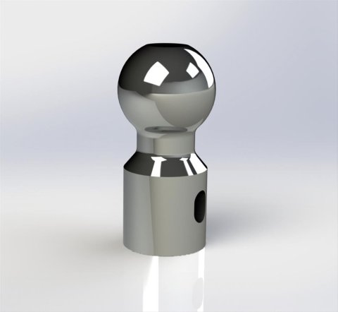 Weigh Safe 2-5/16in Tow Ball for All Shanks & Styles (See Drawbar for Rating) - Stainless Steel