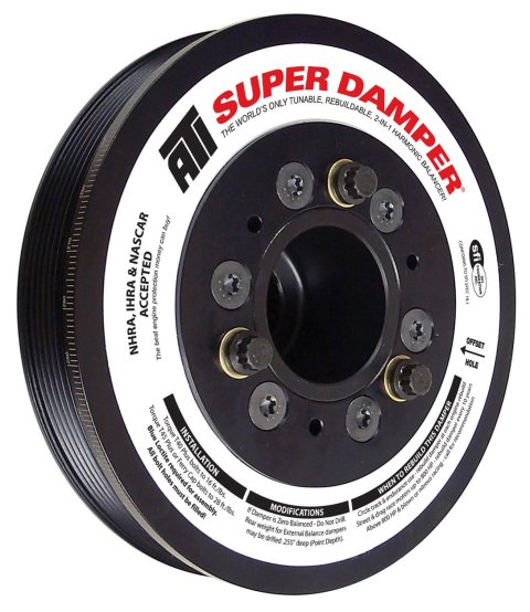 ATI Damper - 7.48in - Alum LW - 6 Grv - LT1 LT4 - 92-96 - F Body Camaro - 3 Ring