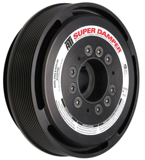 ATI Damper - 7.074in - ST - Chevy BB 454/502 - Ext Bal Chrysler Front - w/SC - 6 Bolt - 2nd 1/4 Key thumbnail 2