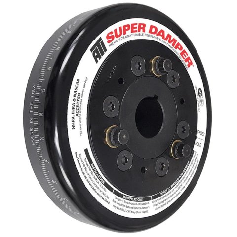 ATI Damper - 7.074in - Steel - Chevy SB / 90 Deg V6 - Pont 4 Cyl - 3 Ring - 1Pc