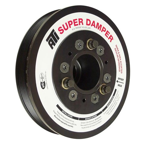 ATI Damper - 7.425in - Steel - 8 Grv - Mustang 4.6 - 96-04 - 12 Percent OD - 3 Ring