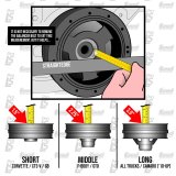 ATI Damper - 8.25in - Alum - 10 & 4 Grv - LS7 - Y Body Corvette - Gen 5 Z28 - LS3 - 10 Percent OD thumbnail 1