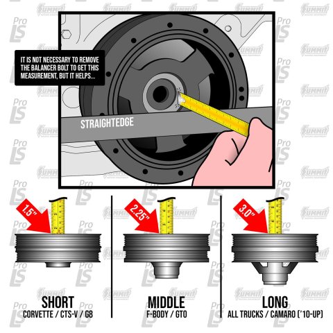 ATI Damper - 8.25in - Alum - 10 & 4 Grv - LS7 - Y Body Corvette - Gen 5 Z28 - LS3 - 10 Percent OD