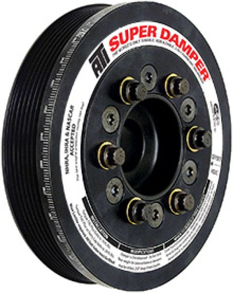 ATI Damper - 6.325in - Alum - Ford SB & 6 Cyl - 4 Bolt OEM - 3.35in Long - C-Timing - 3 Ring thumbnail 2