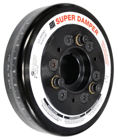 ATI Damper - 7.48in - Alum - 6 Grv - 2019 Chevrolet Corvette ZR1 LT5 thumbnail 2