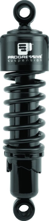 Progressive Harley-Davidson 412 Series Shocks 12.0in - Black thumbnail 2