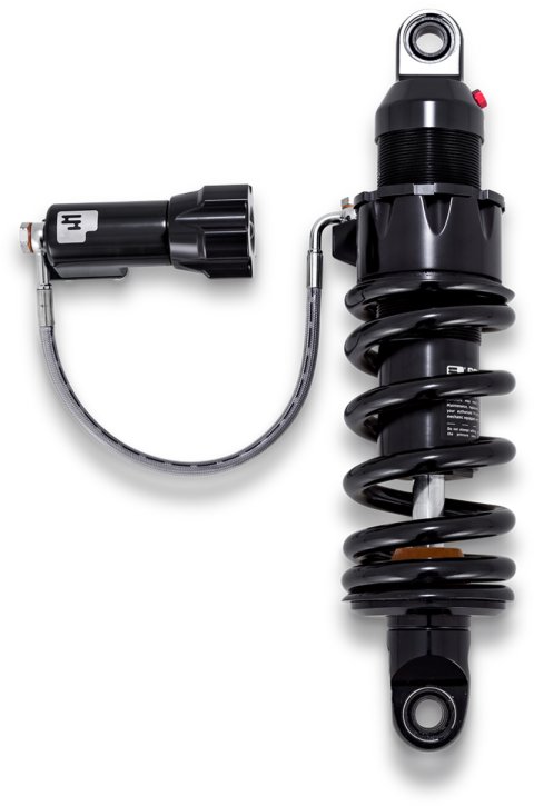 Progressive 18-Up Harley-Davidson Softail 465 Series Shocks 12.6in w/RAP Heavy Duty - Black thumbnail 1